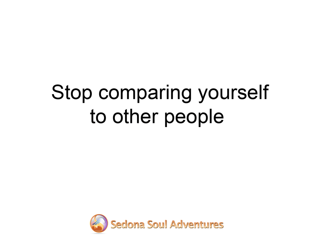 stop comparing yourself