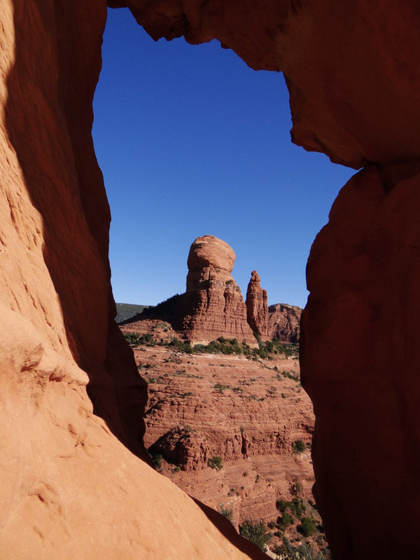 Sedona rock archway