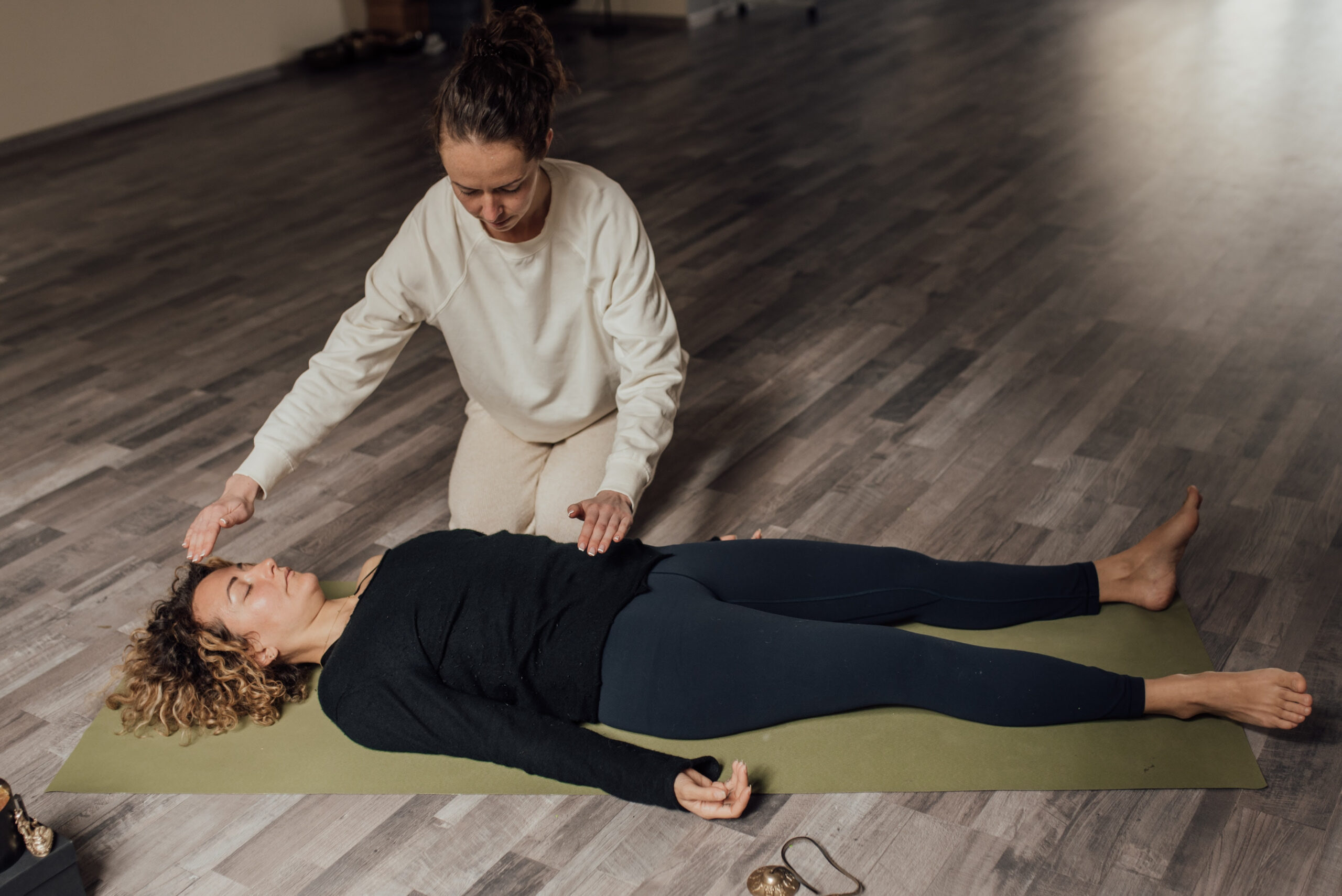 Guided breathwork session