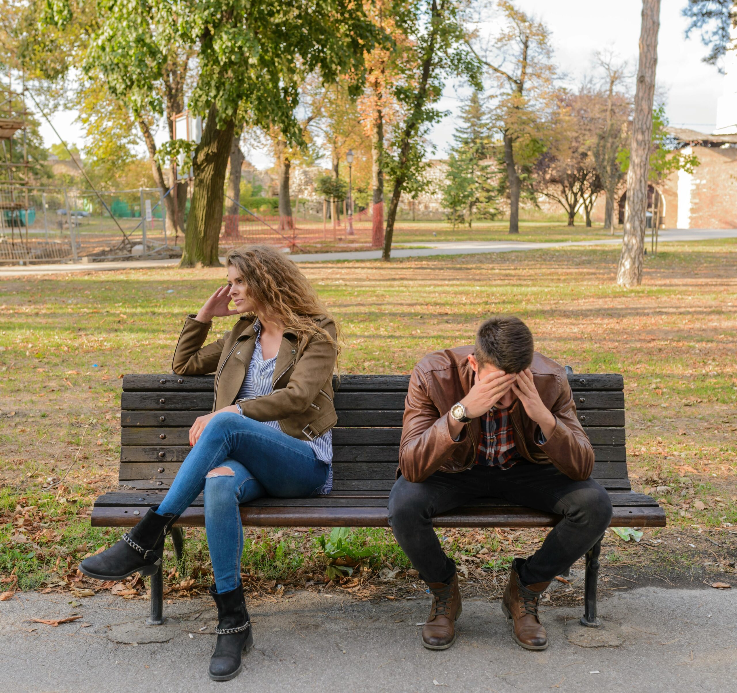 unhappy couple