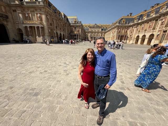 Debra & Richard in Versailles