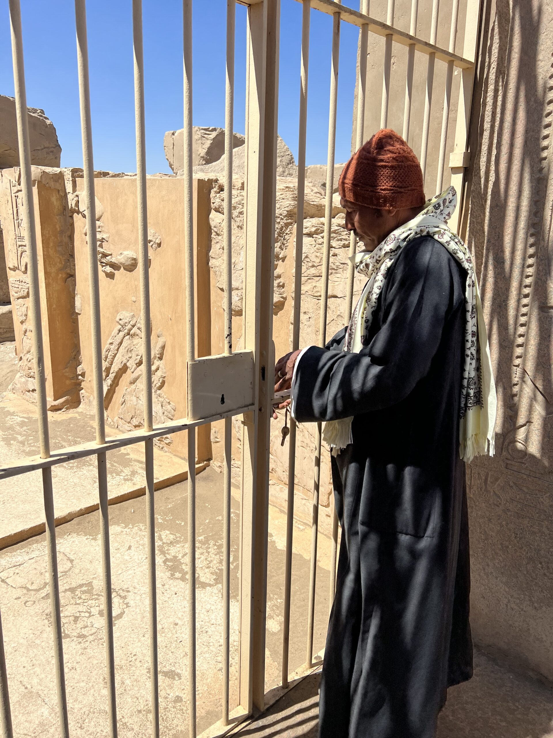 Egyptian Guard with key