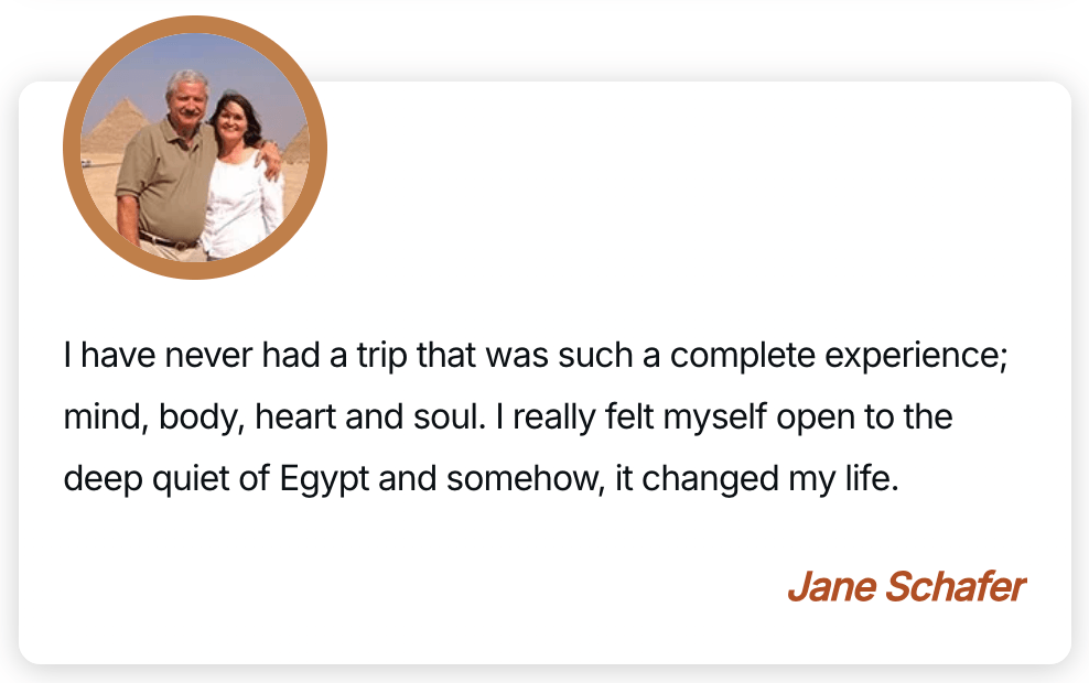 jane s egypt testimonial Egypt testimonial