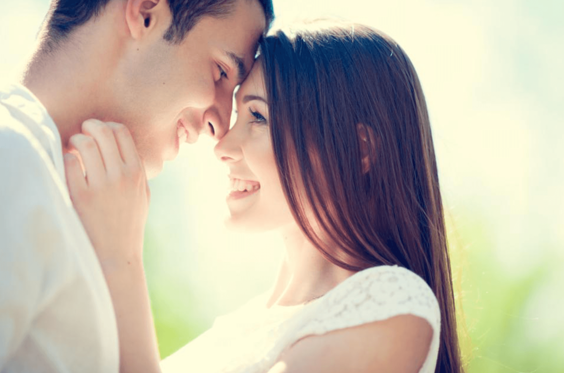 Young happy couple